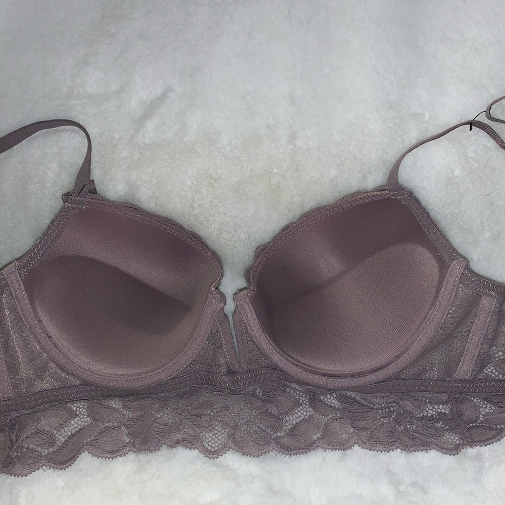 πΊπΈπ MARILYN MONROE Soft Lavender Light Lift Lace Bra NWT 34C - Picture 6 of 9